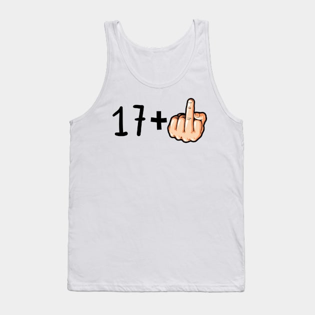 Funny 18th Birthday Gift | 18th anniversary gift | 18th Birthday | Funny Birthday Tees | Rude Birthday Gift Idea Tank Top by BestCatty 